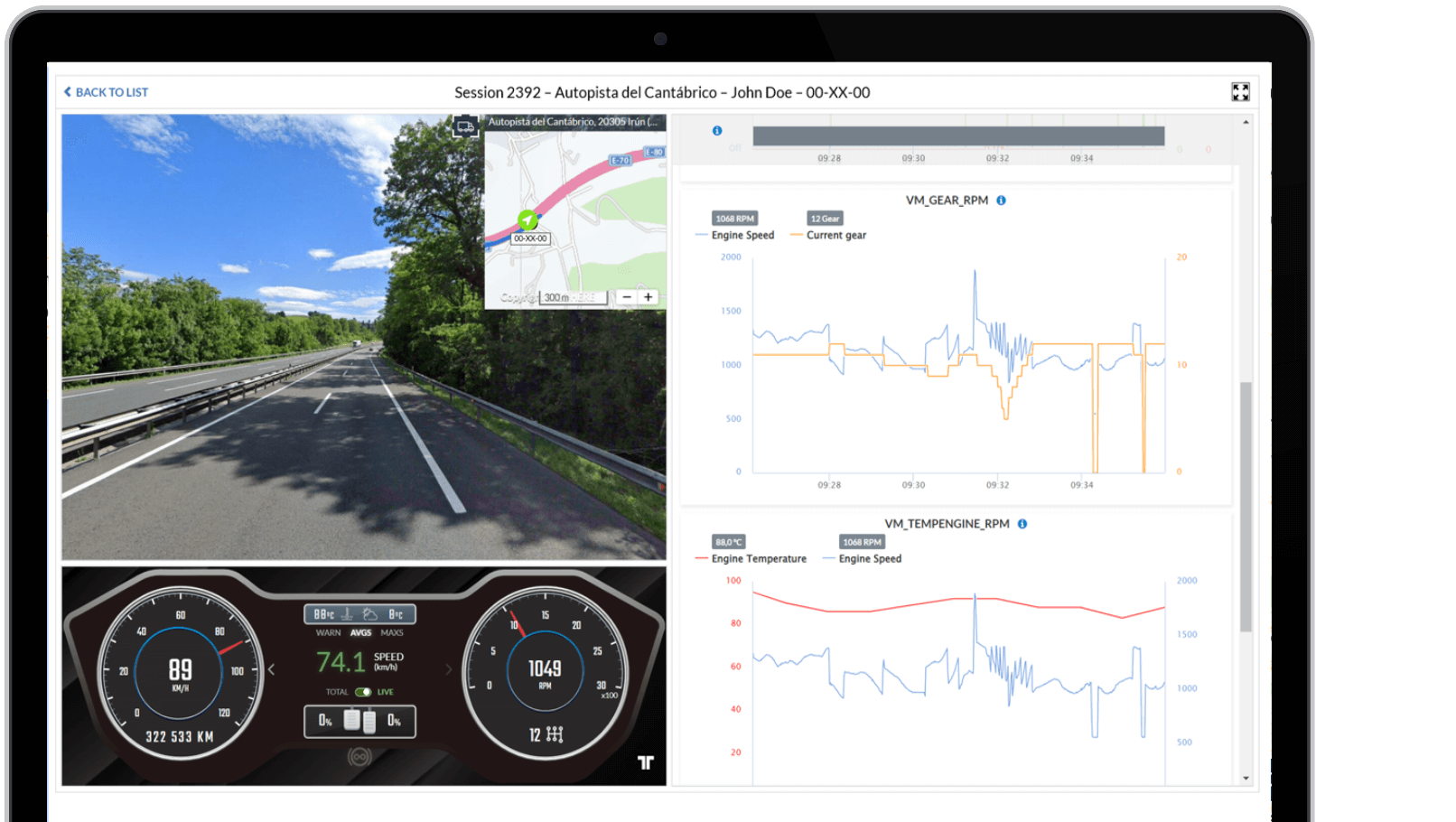 Driver coaching module - Frotcom