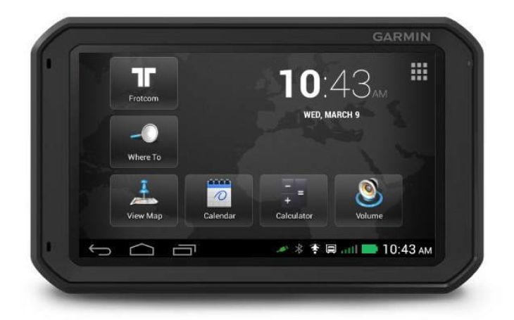 Garmin fleet 700 Workforce management Frotcom 